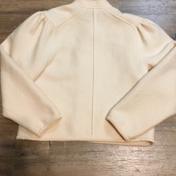 Geiger Cream colored Button down Jacket 38 - Picture 5 of 7